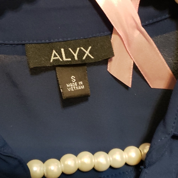 Alyx Blue Button-down Top Shirt - Picture 3 of 3